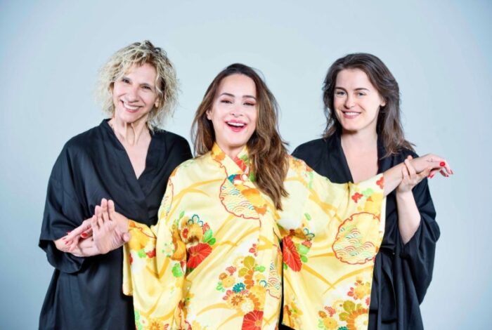 Gabriela Duarte com Alessandra Maestrini e Denise Stoklos